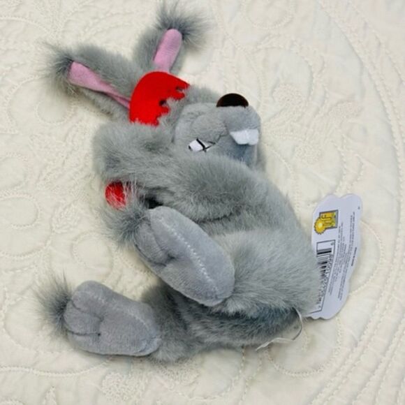 Meanies Bad Hare Day Series 3 Plush 1999 The Idea Factory 7" Stuffed Animal NWT. - Picture 2 of 5